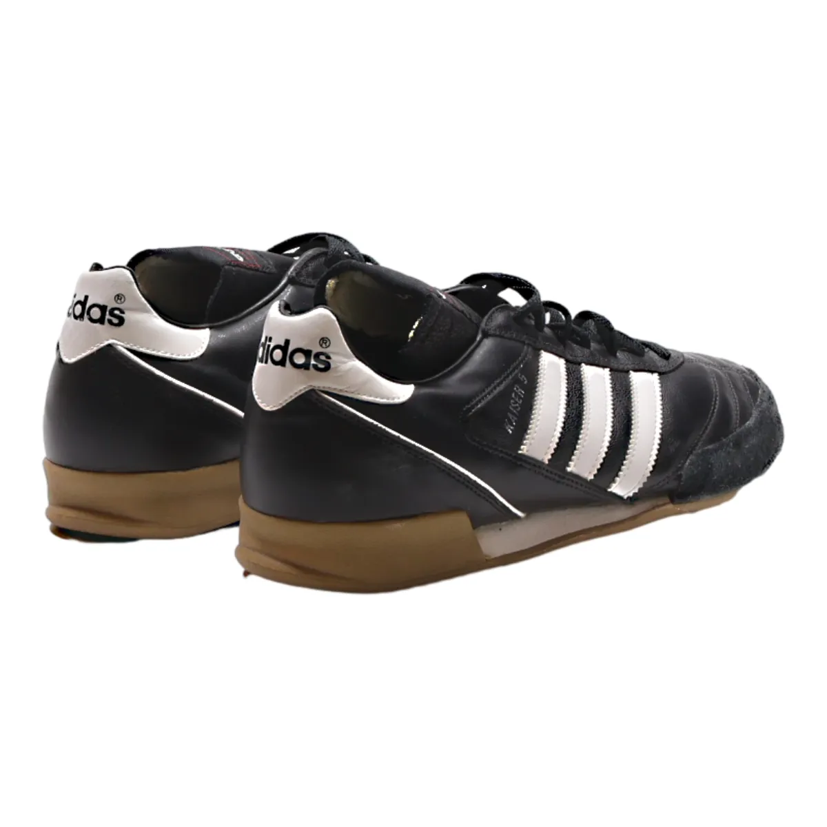 ADIDAS Kaiser 5 Sneaker Trainers Black Leather Mens UK 9