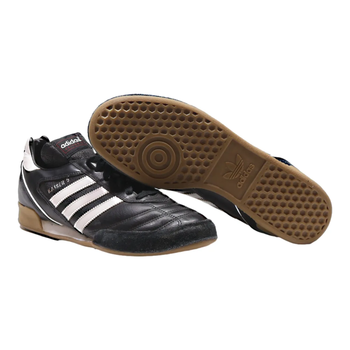 ADIDAS Kaiser 5 Sneaker Trainers Black Leather Mens UK 9