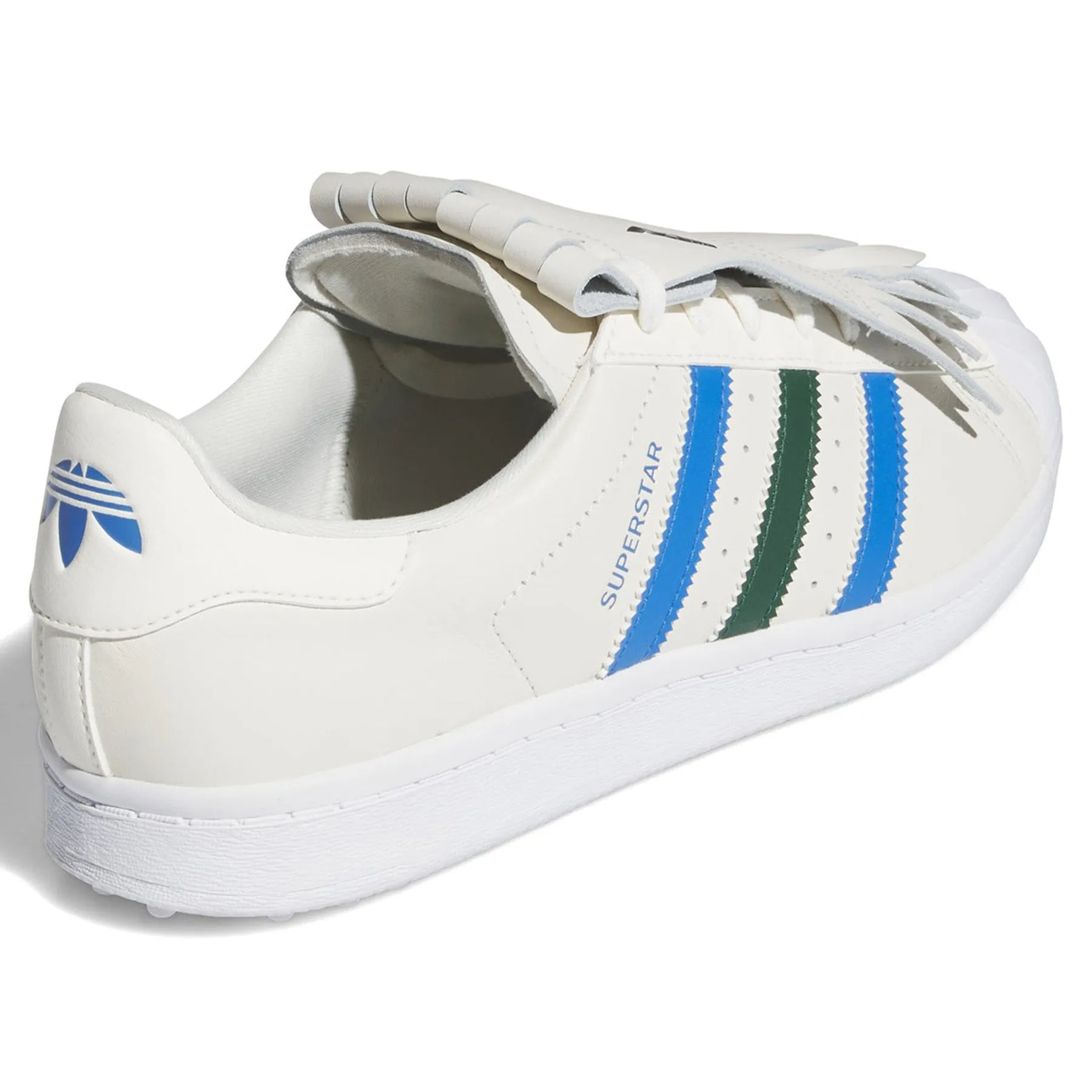 adidas Rolling Links Superstar Golf Chalk White/Collegiate Green/Bluebird