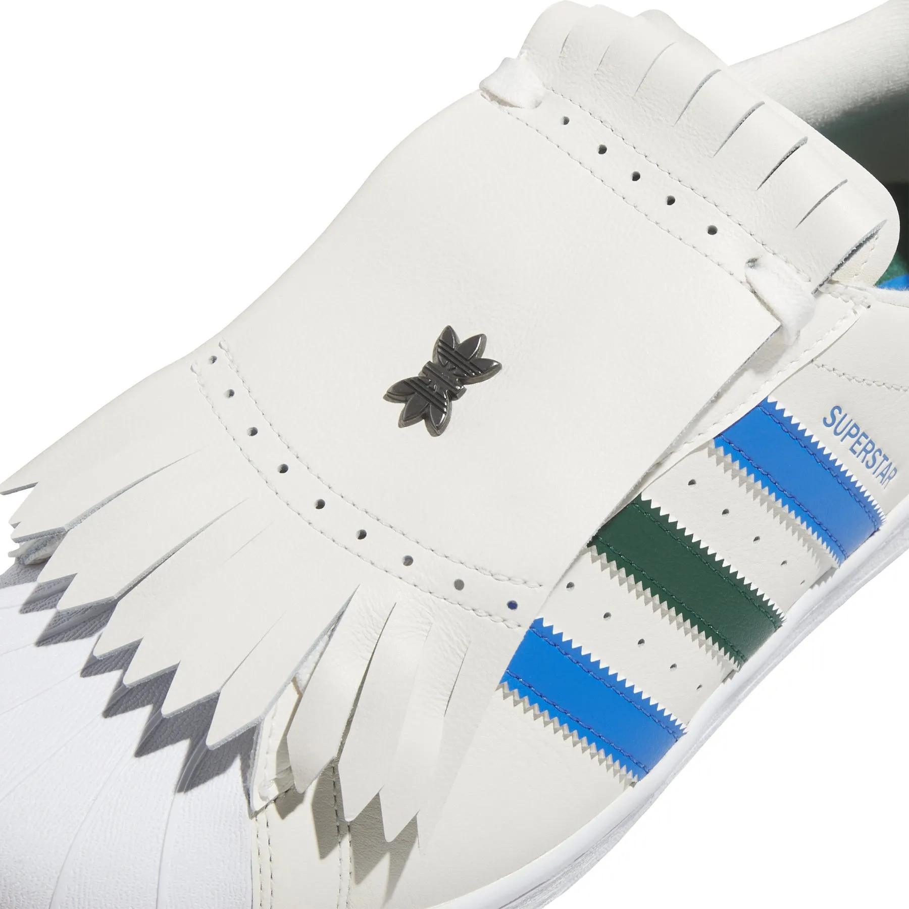 adidas Rolling Links Superstar Golf Chalk White/Collegiate Green/Bluebird