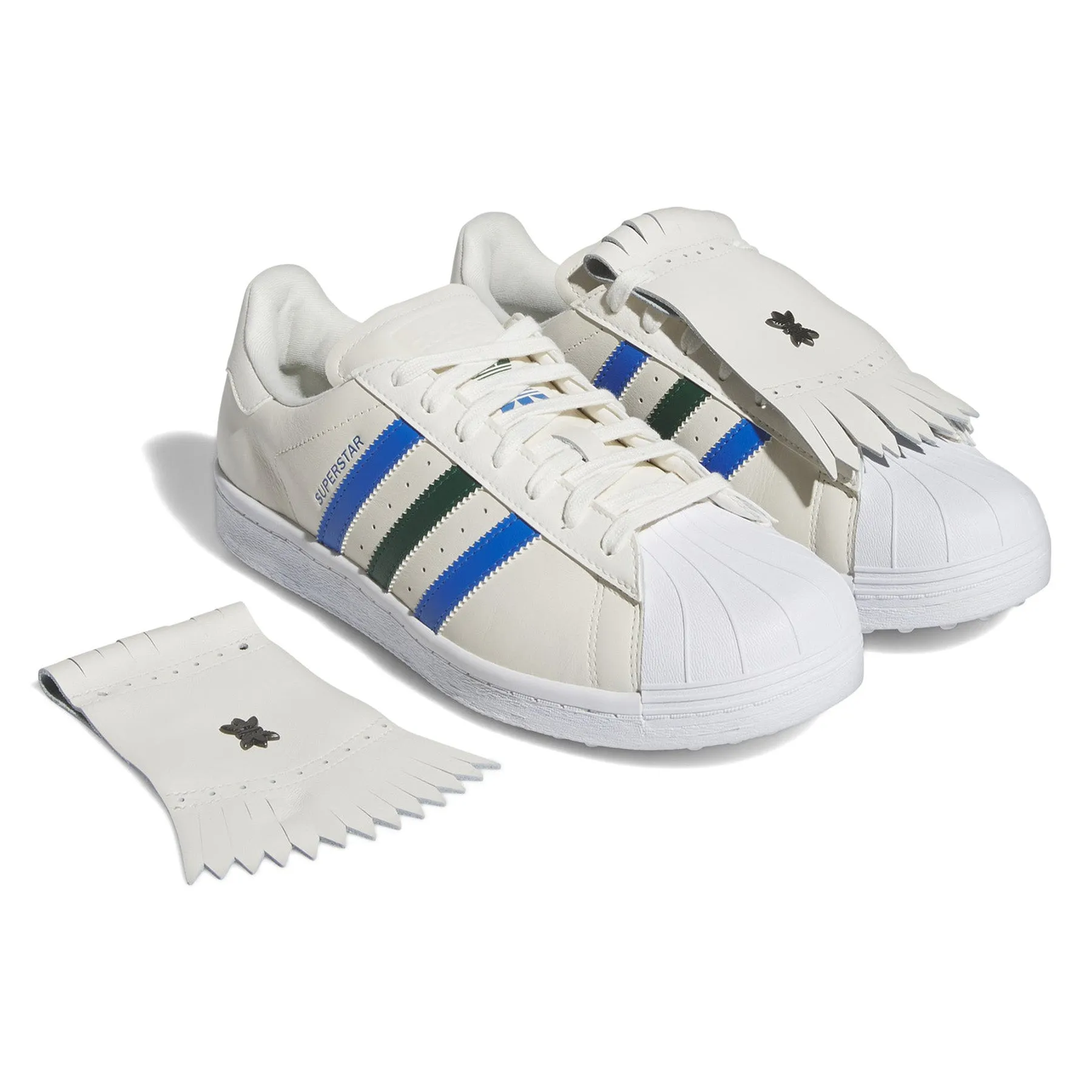 adidas Rolling Links Superstar Golf Chalk White/Collegiate Green/Bluebird