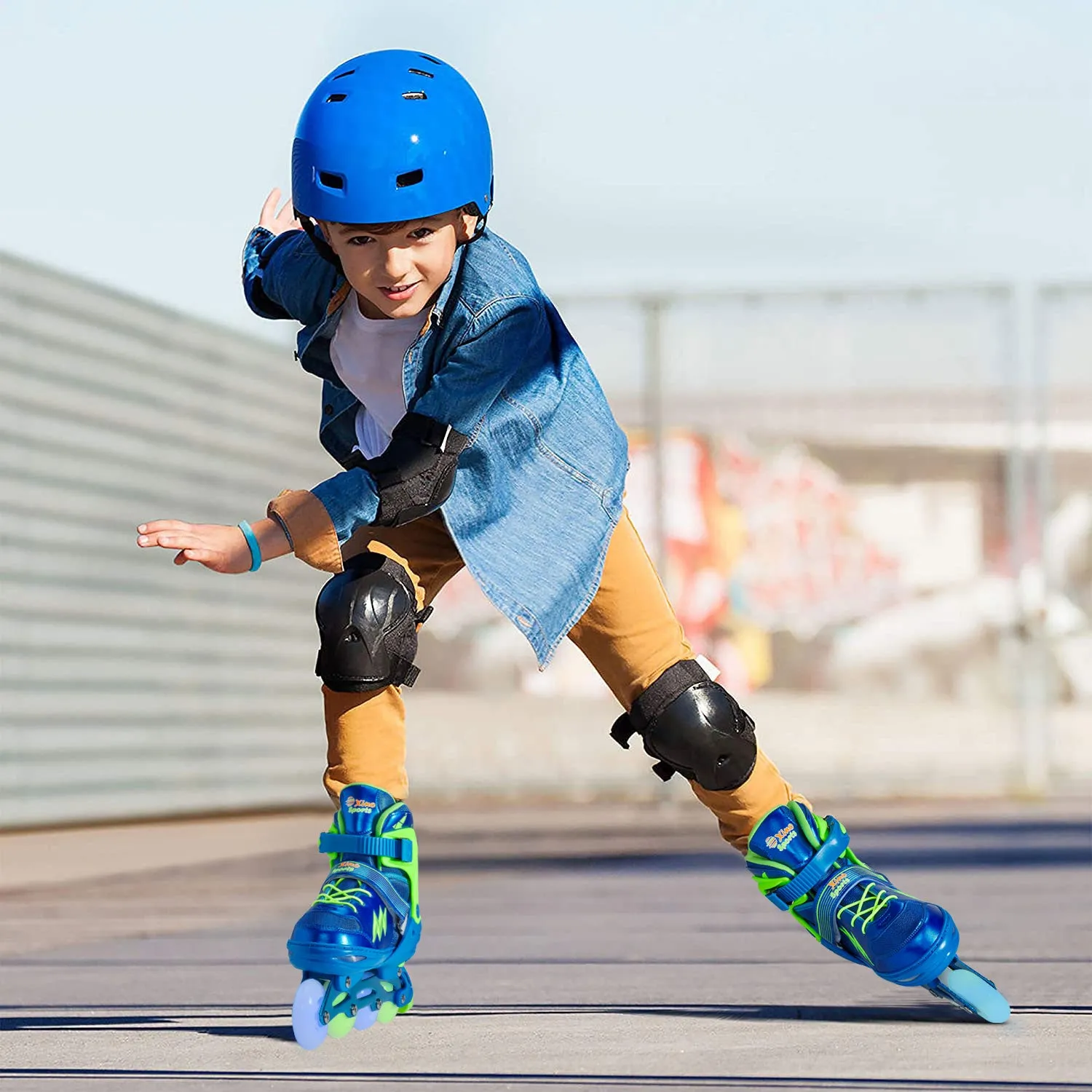 Adjustable Kids Inline Skates| Girls, Boys | Light-Up Wheels