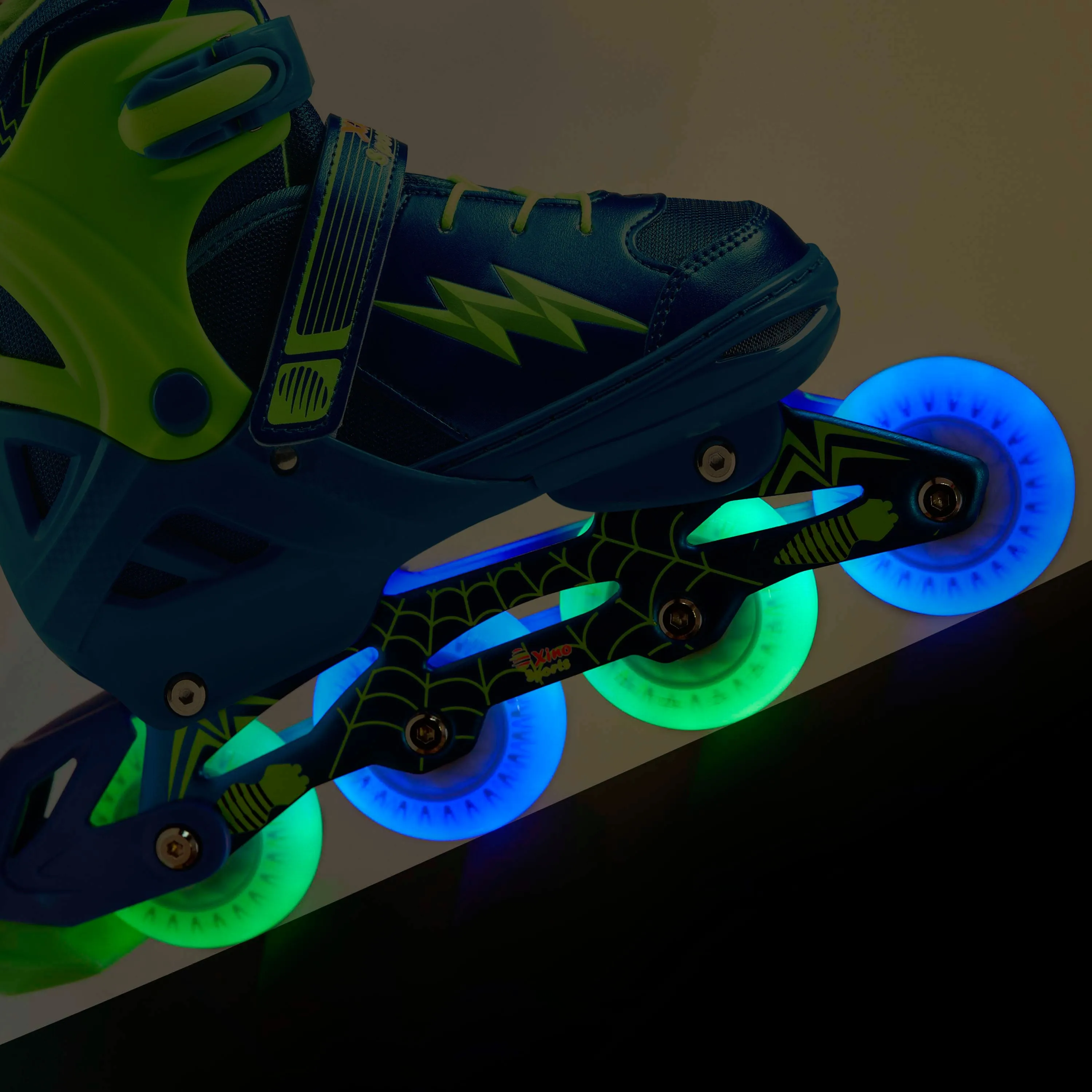 Adjustable Kids Inline Skates| Girls, Boys | Light-Up Wheels