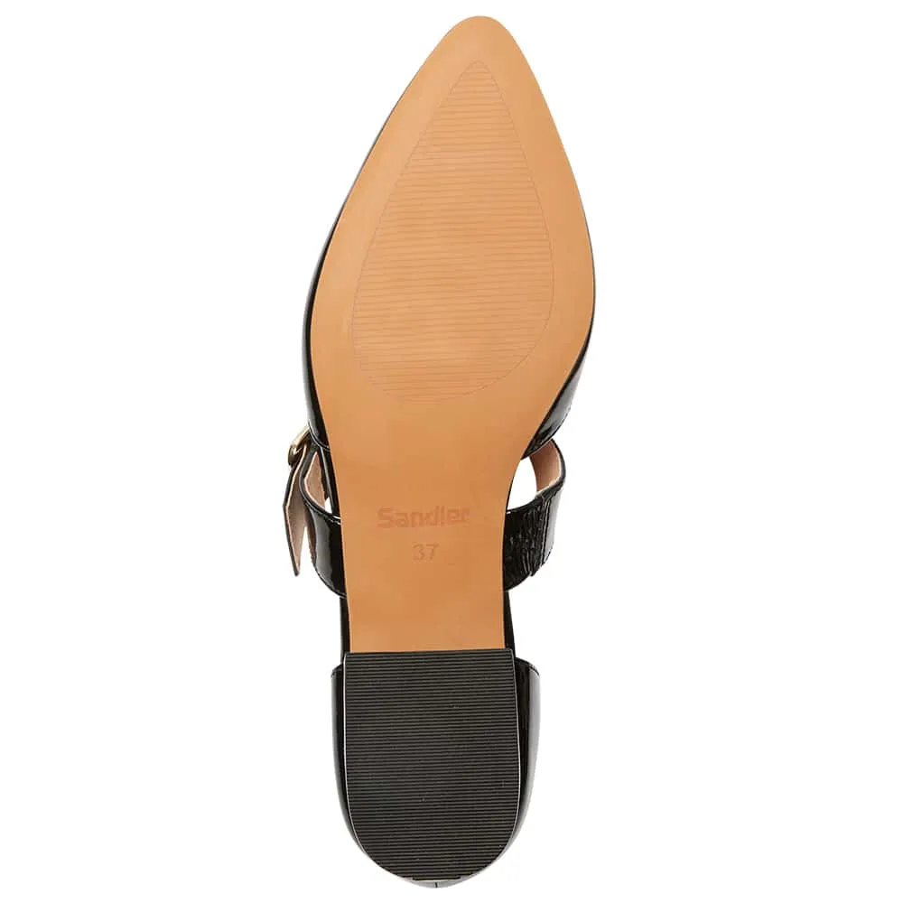 Adore Flat in Black Patent