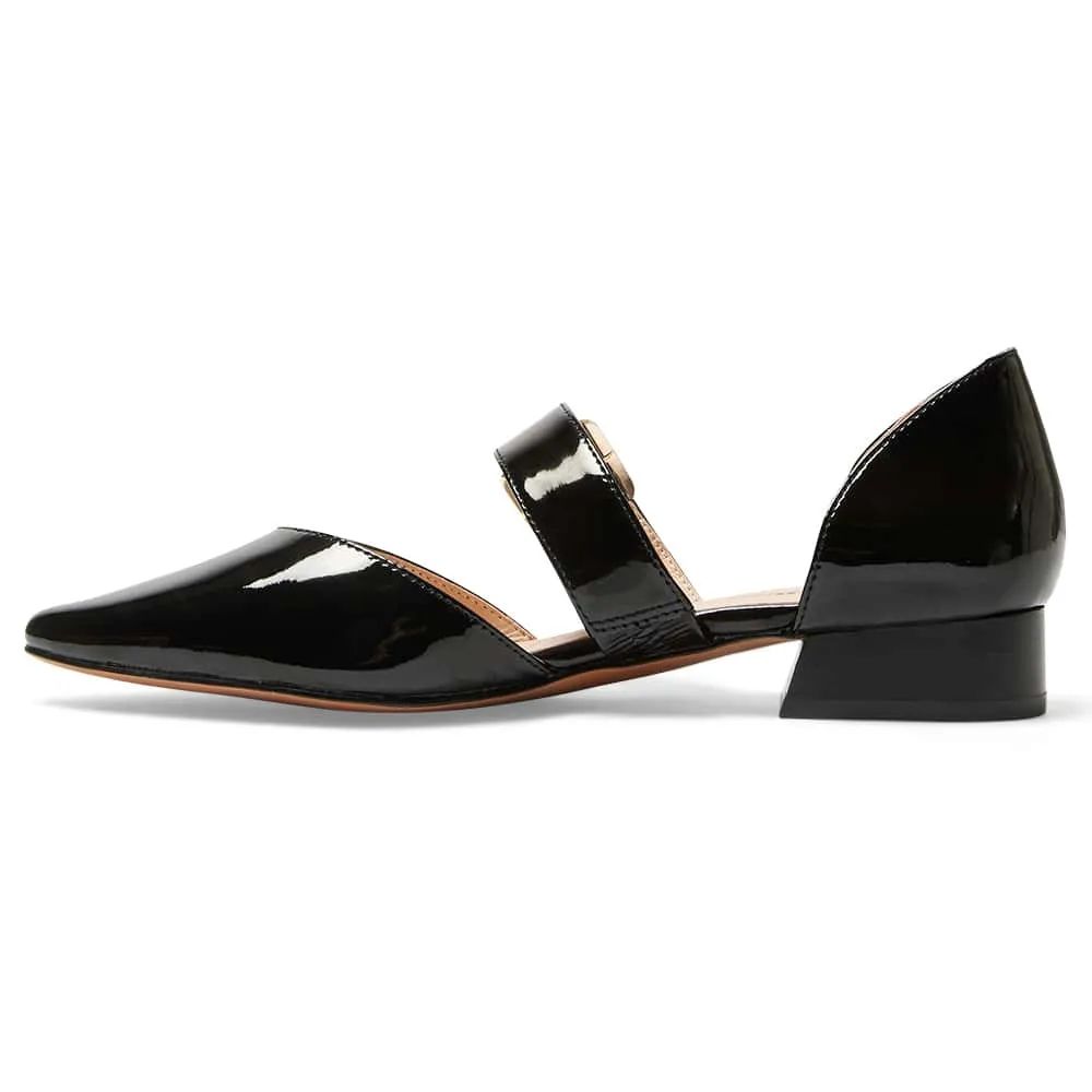 Adore Flat in Black Patent