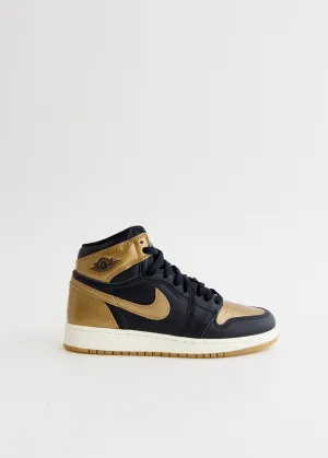 Air Jordan 1 High OG 'Metallic Gold' Sneakers (GS)