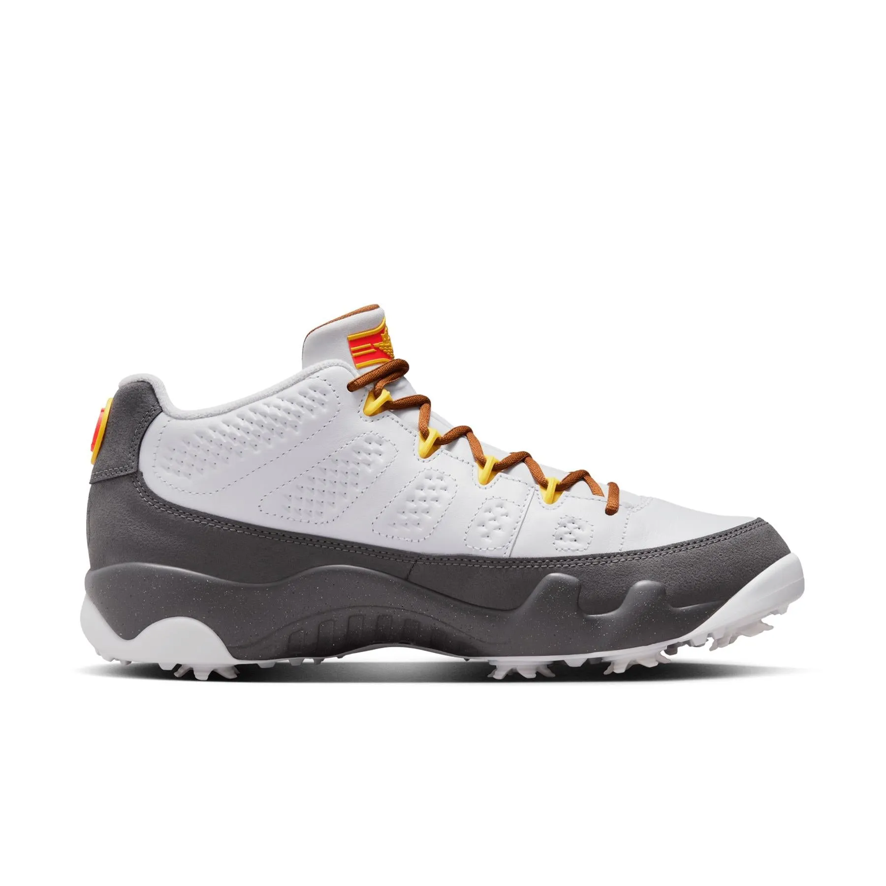 Air Jordan 9 NRG Retro Golf Shoes White/University Gold/Cool Grey - AW24