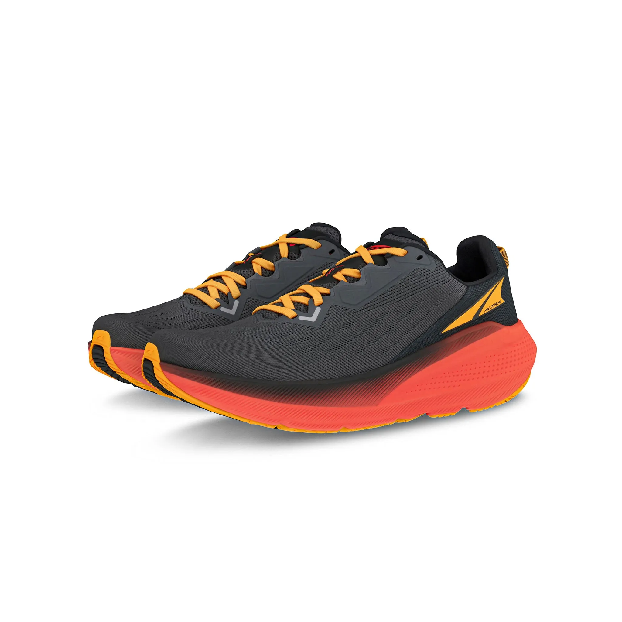 Altra | Men's FWD Via Road Running Shoes - Black/Orange