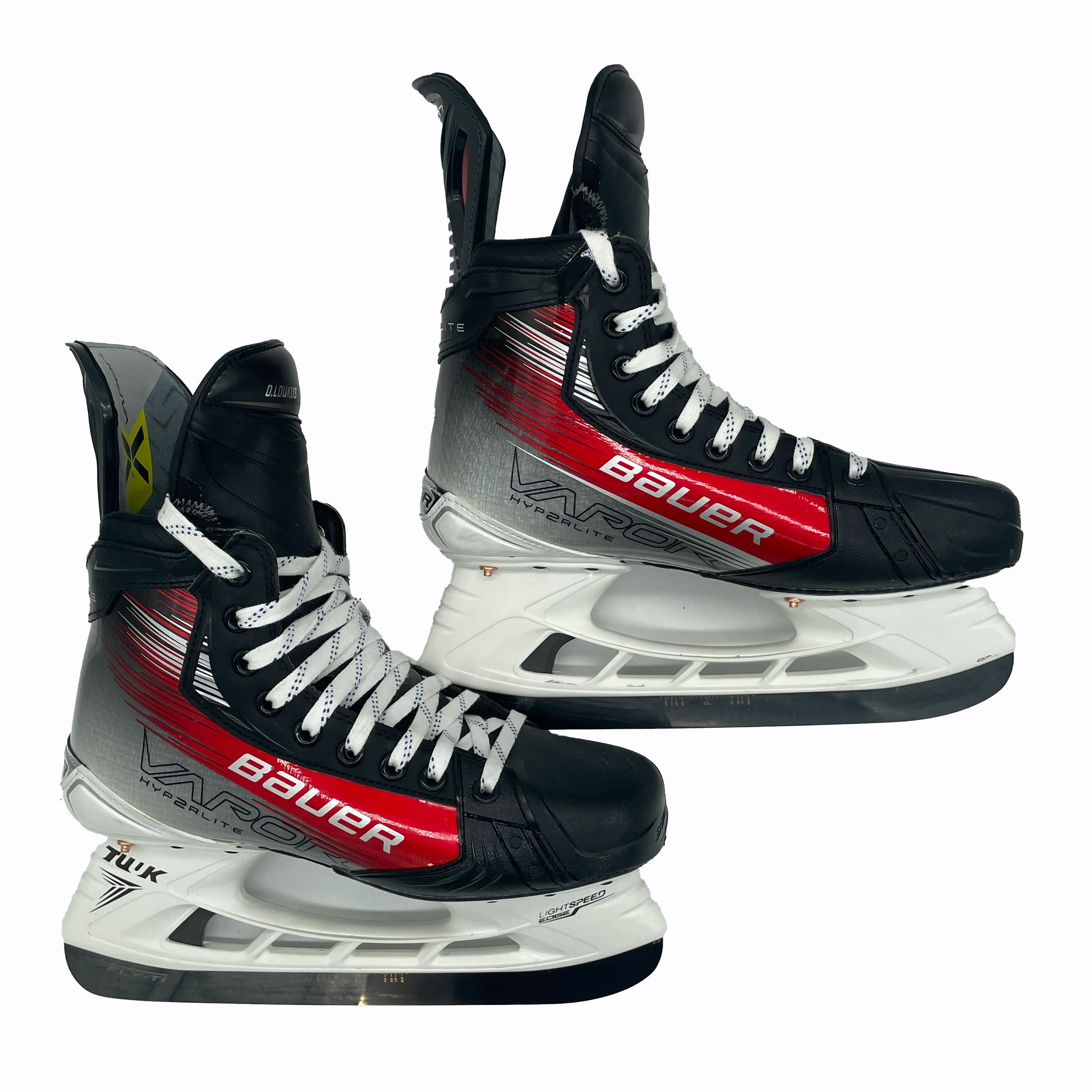 Bauer Vapor Hyperlite 2 - Pro Stock Hockey Skates - Size 7.5D (Red)