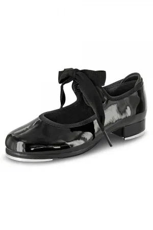 Bloch - Annie Tyette Tap Shoe - Girls (S0350G) - Black Patent