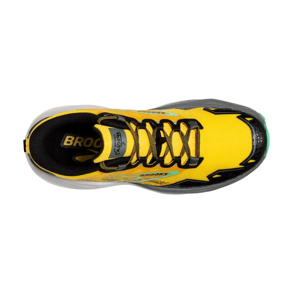 Brooks Men's Caldera 7 Lemon Chrome/Black/Springbud