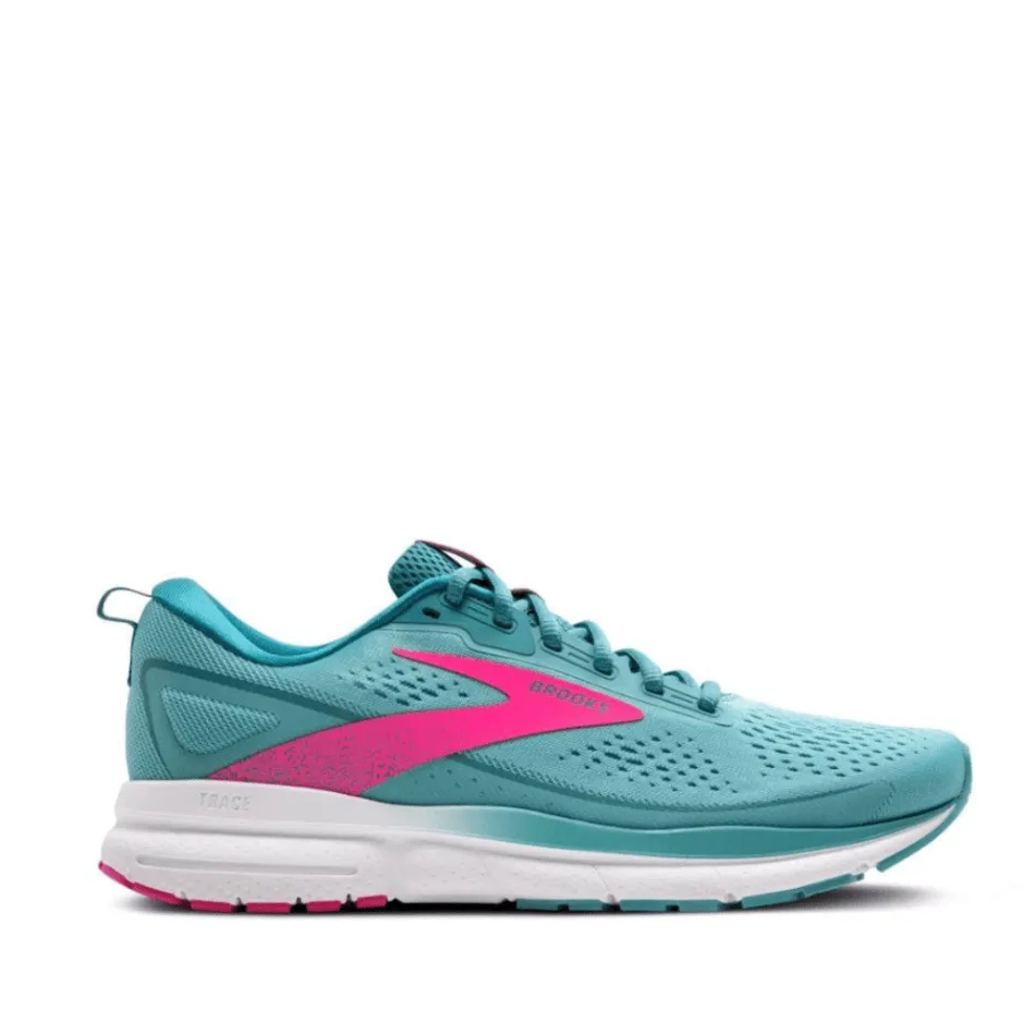 Brooks Trace 3 Women's Running Shoes AW24 Aqua/Storm/Pink