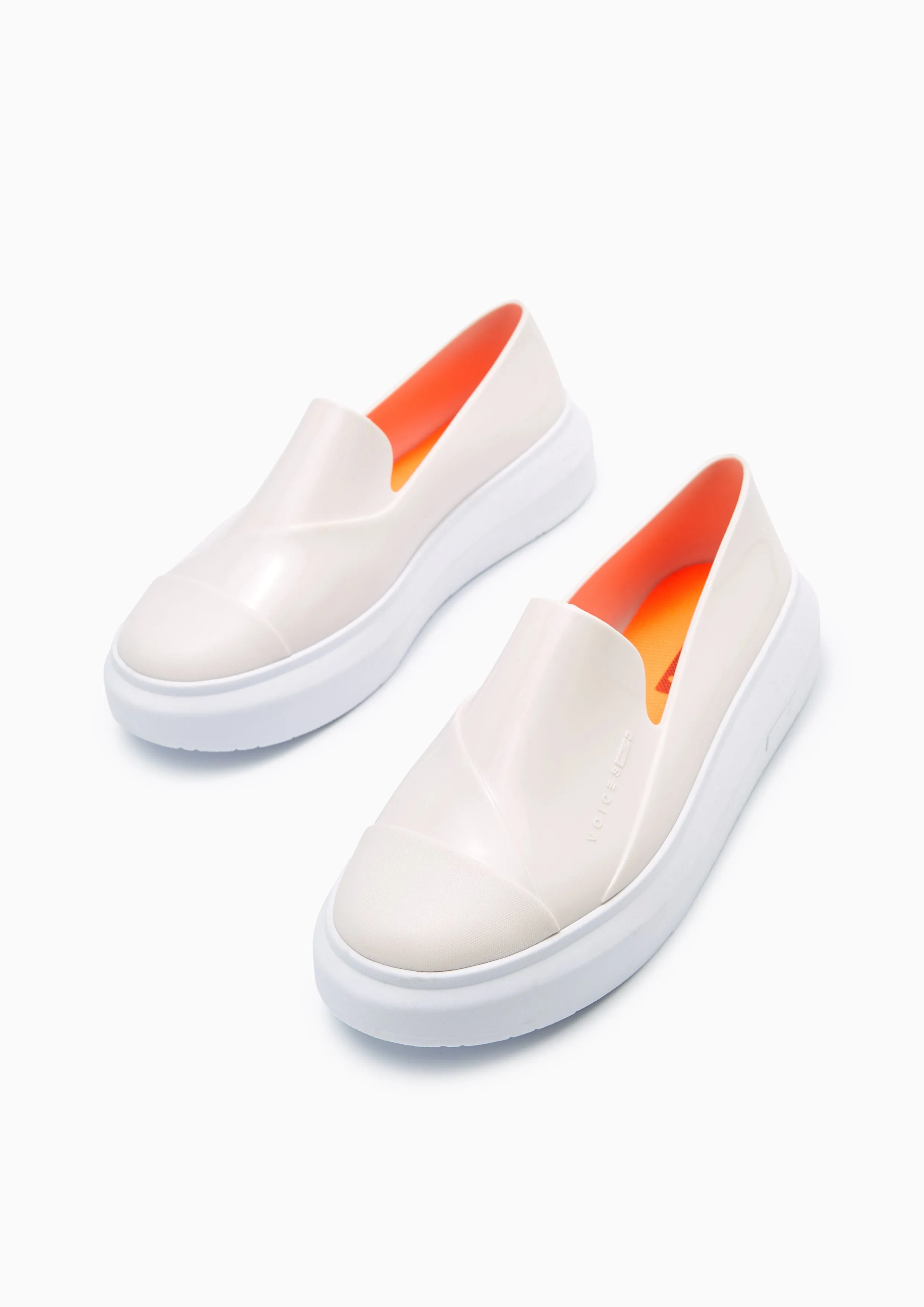 Bubble Gum Platform Loafers - Off-White