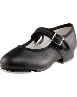 Capezio Mary Jane Leather Buckle Strap Tap Shoes - 3800C Girls