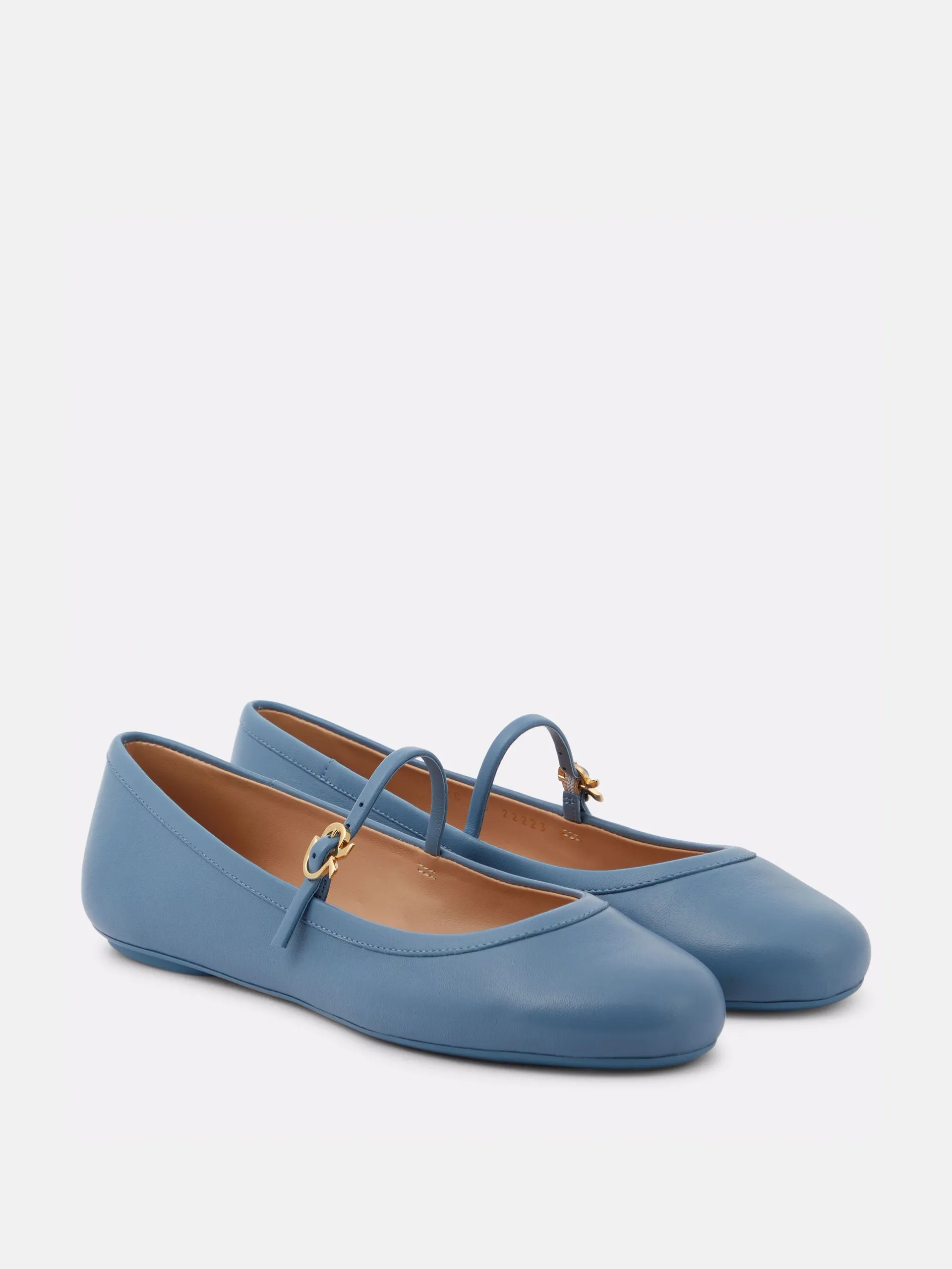 Carla leather Mary Jane flats