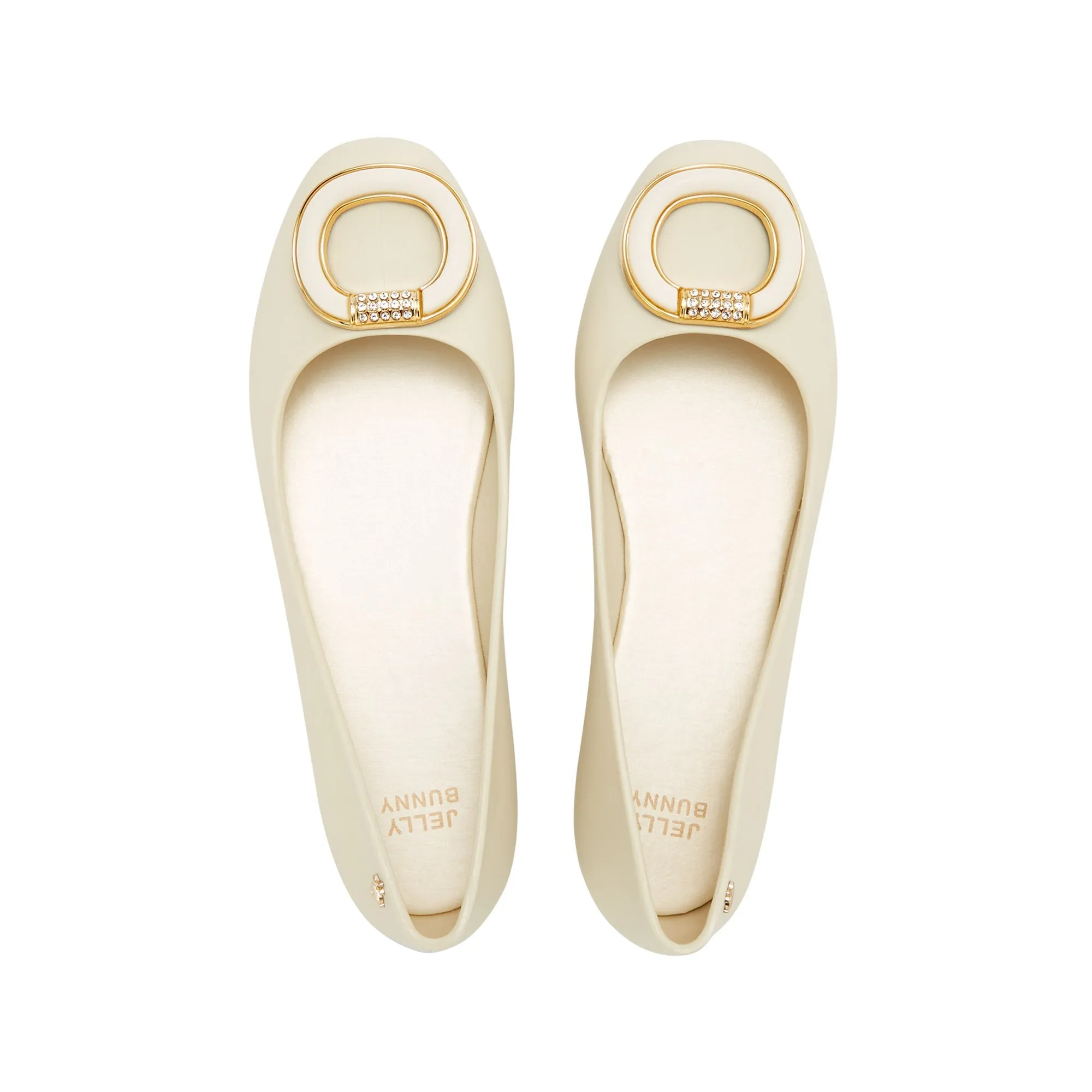 Colin Zion Flat Ballerinas White