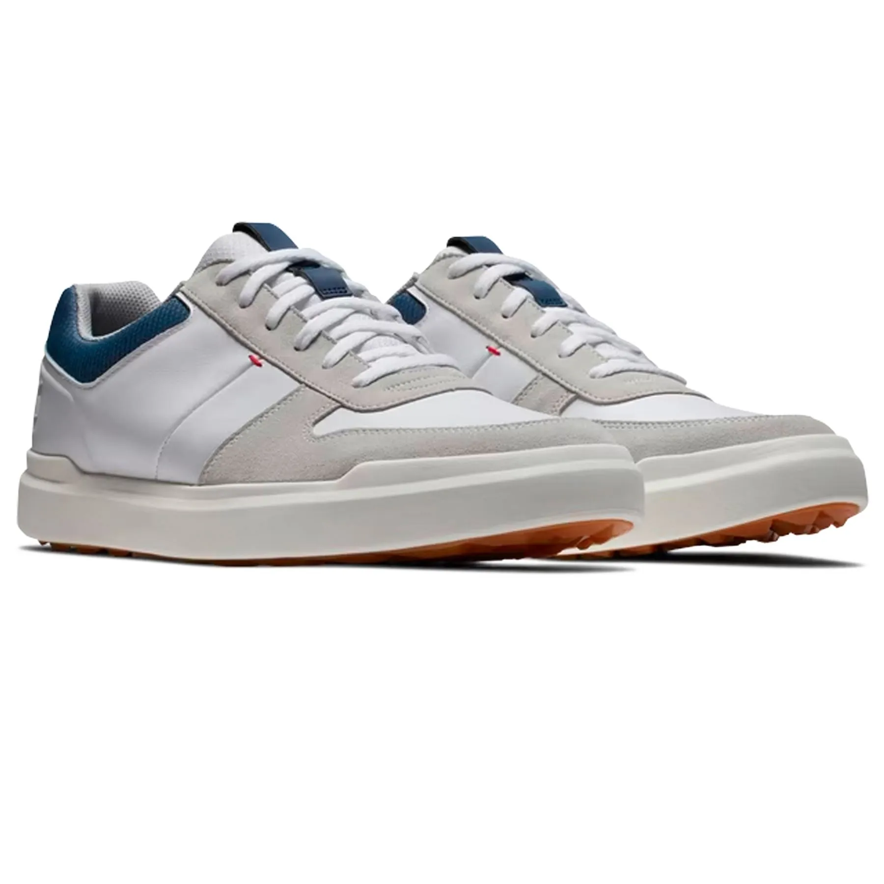 Contour Casual Spikeless Golf Shoe White/Navy/Grey - 2024