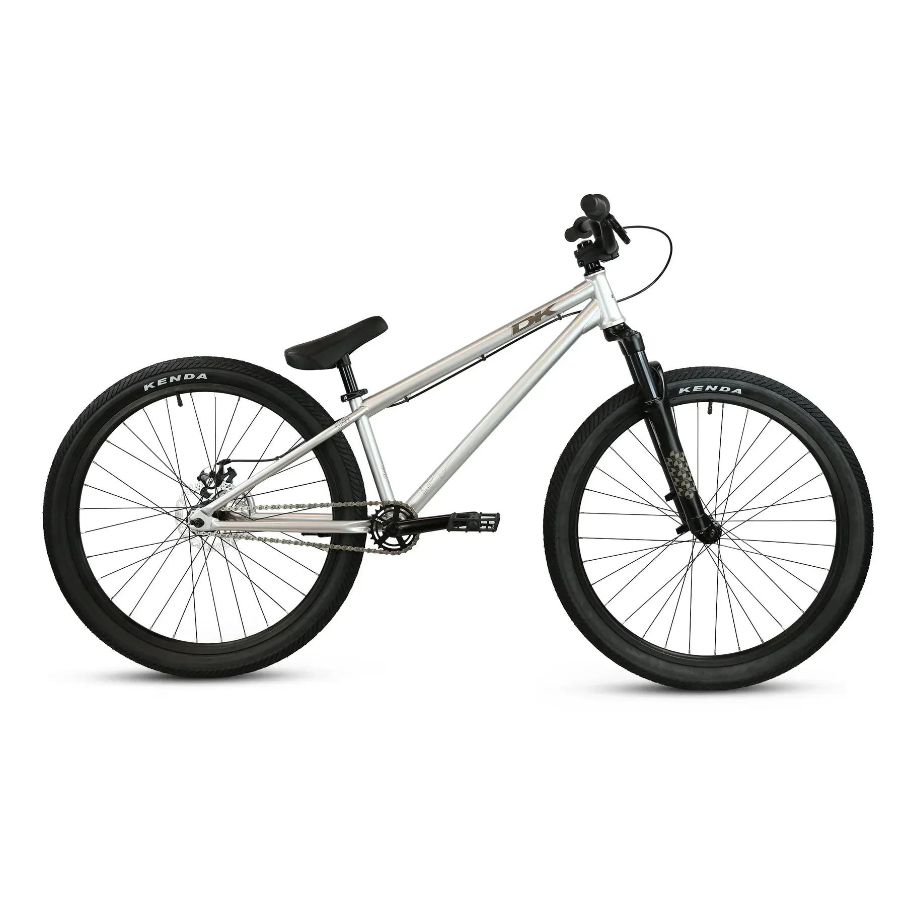 DK Lunex 26″ Complete Dirt Jumper Bike - Silver