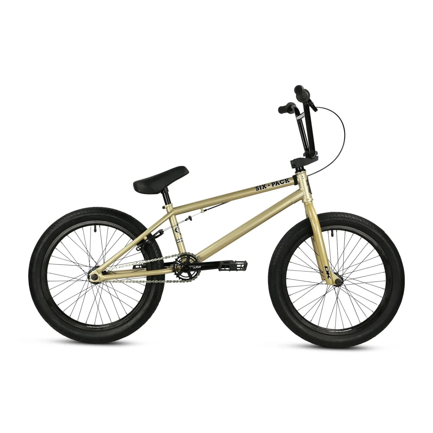 DK Six Pack 20″ Complete BMX Bike - Champagne