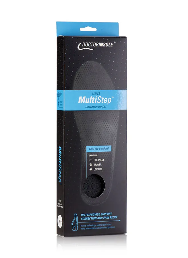 DoctorInsole MultiStep Orthotic Insoles for Men