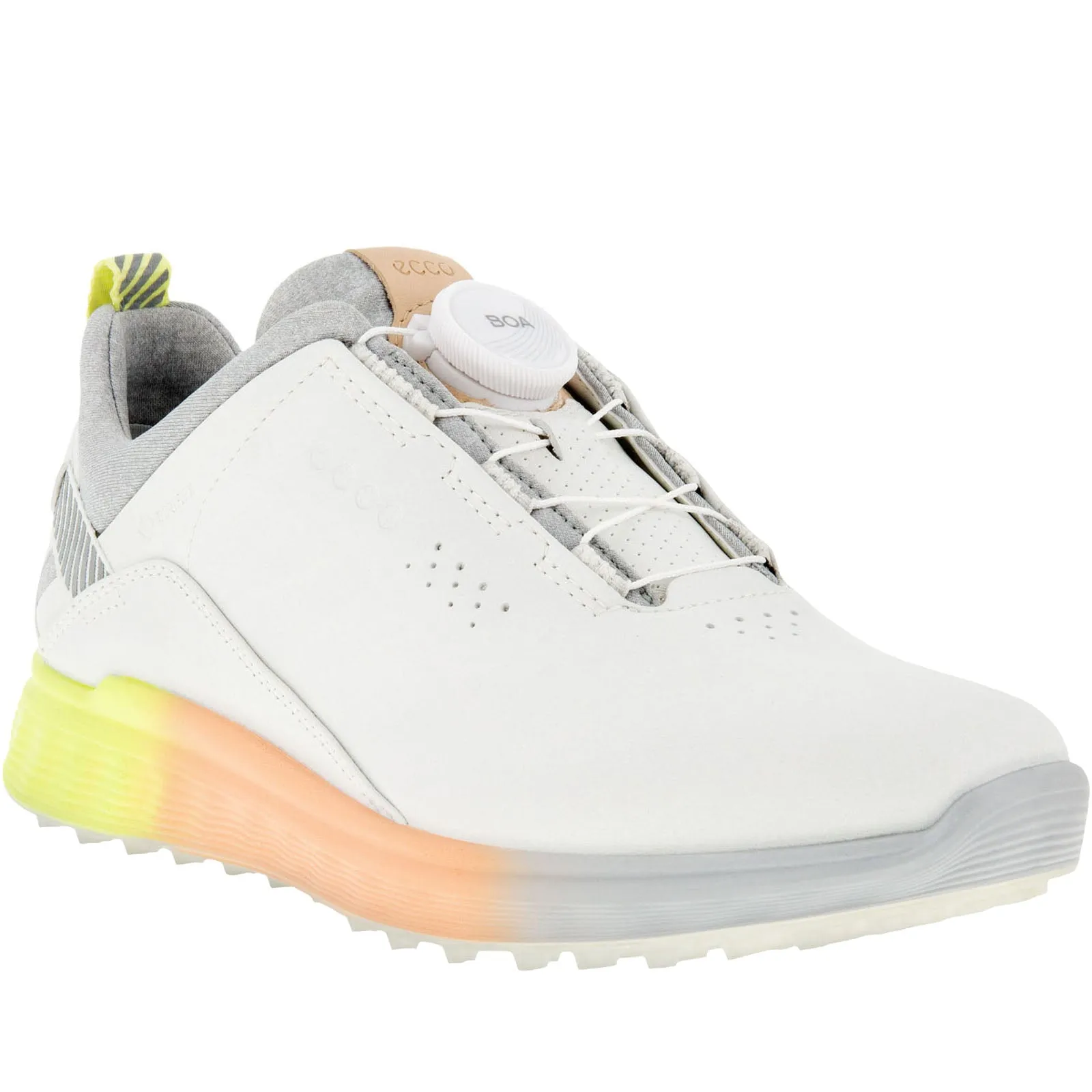 ECCO Womens S-Three GORE-TEX Leather Golf Shoes