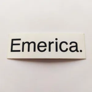 Emerica Footwear Logo Skateboard Sticker