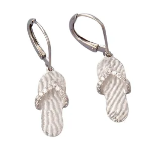 Flip Flop Earrings, 14Kt