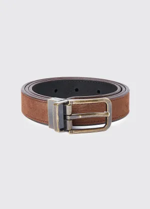 Foynes Ladies Leather Belt  - Walnut