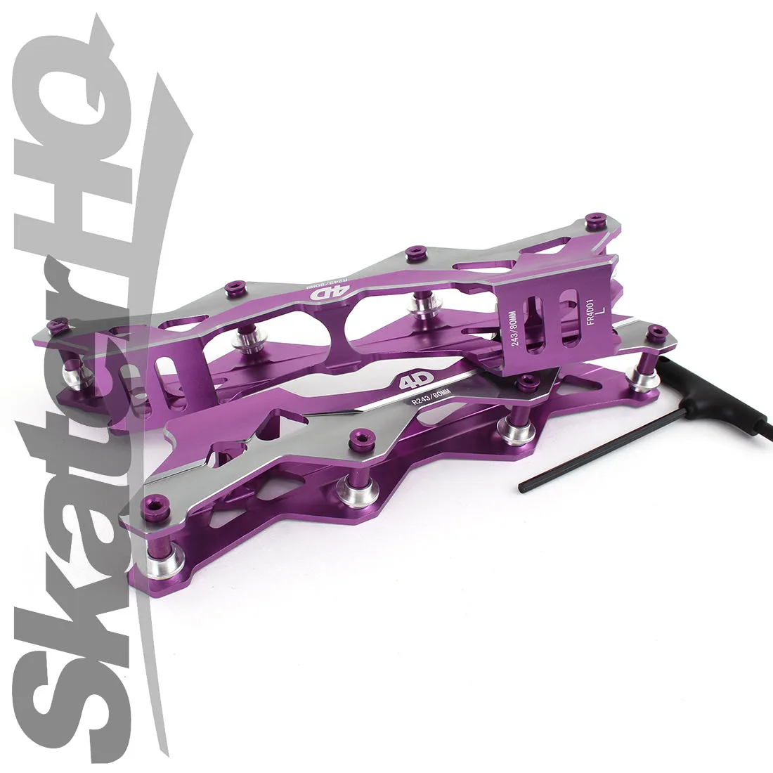 FR 4D Rockered Frame 243mm - Purple