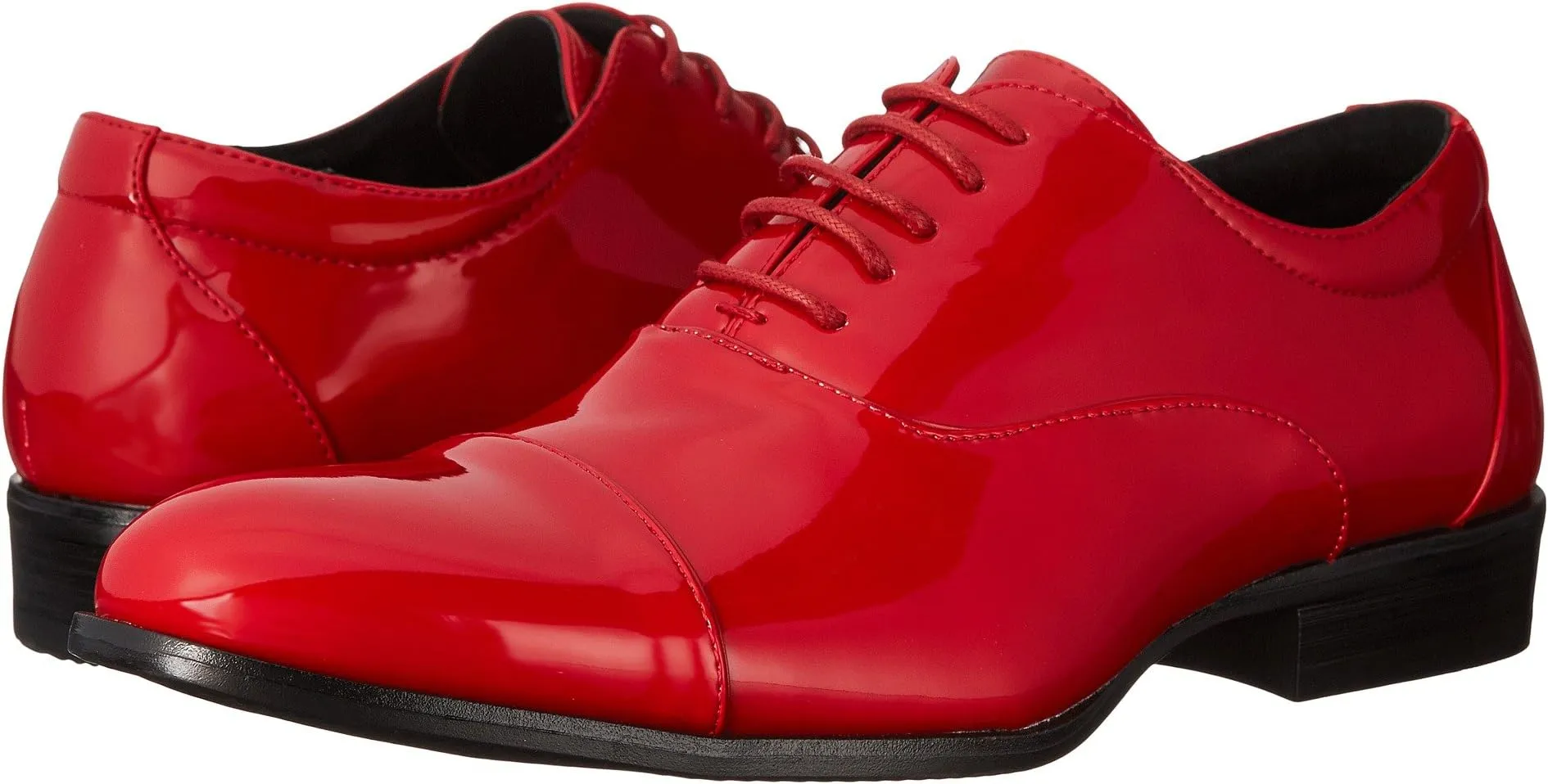 Gala Cap Toe Oxford Stacy Adams Red Patent