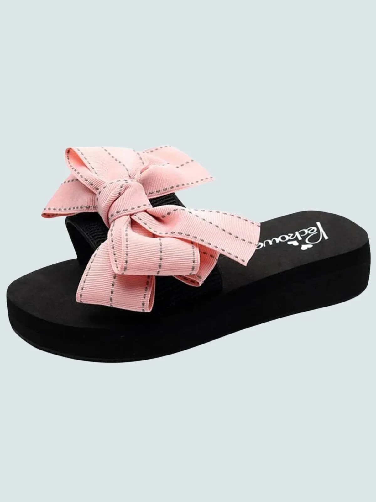 Girls Bow Flip Flops By Liv and Mia