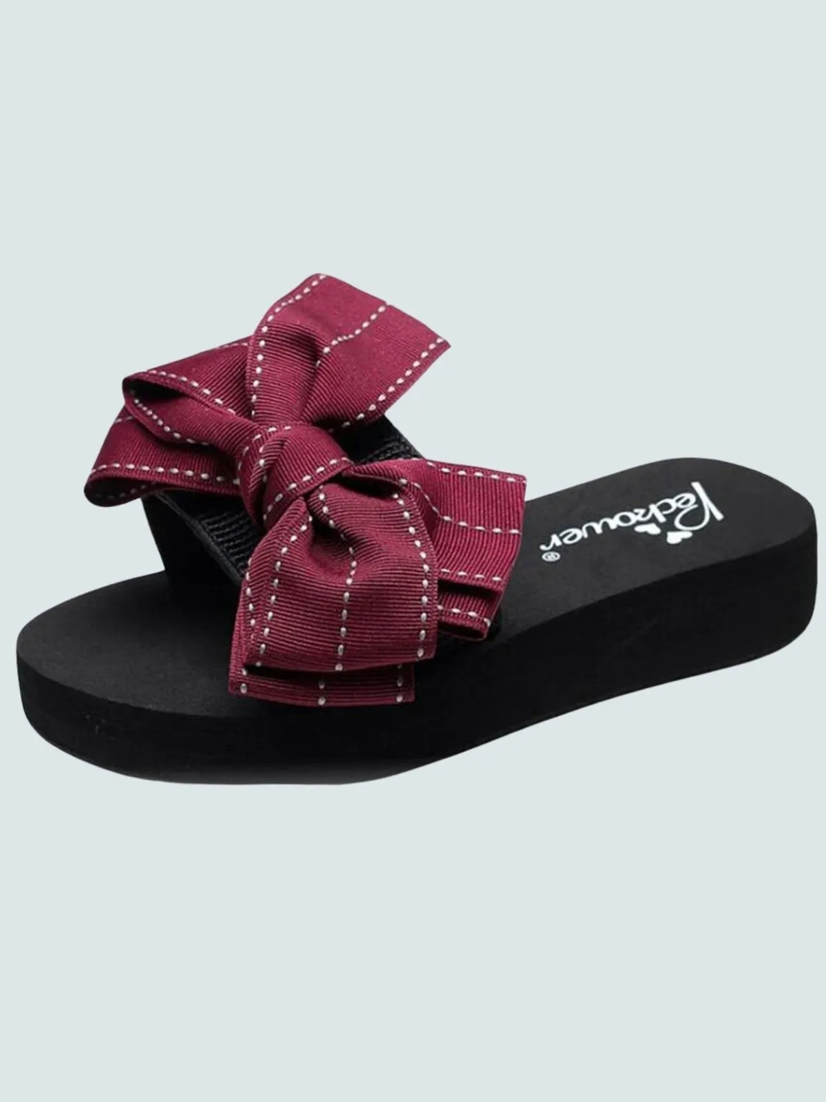 Girls Bow Flip Flops By Liv and Mia