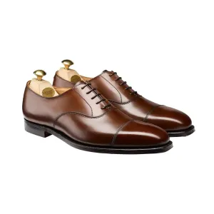 Hallam Brown Dark Calf Oxford Shoes - E Fitting