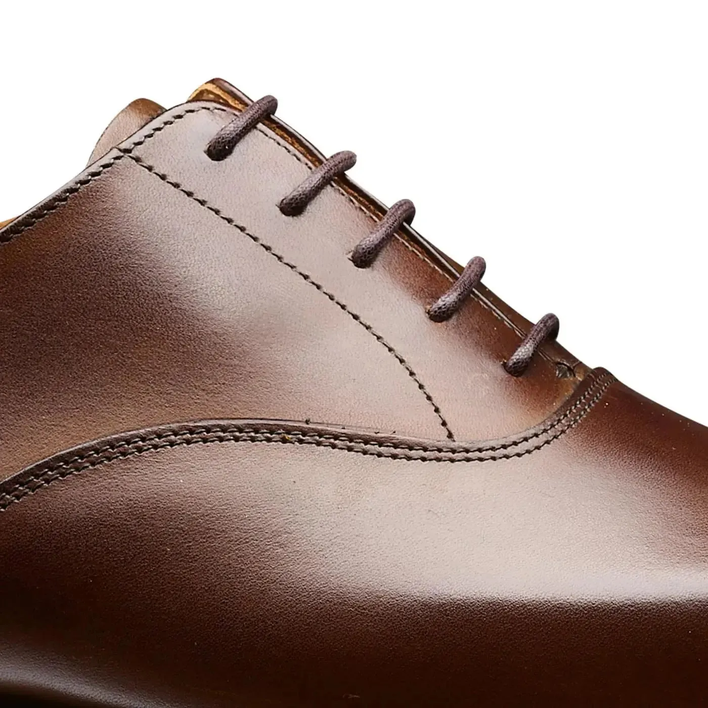 Hallam Brown Dark Calf Oxford Shoes - E Fitting