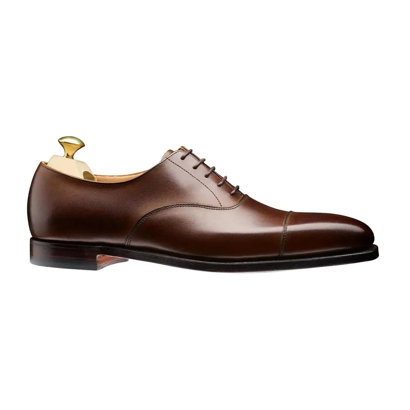 Hallam Brown Dark Calf Oxford Shoes - E Fitting