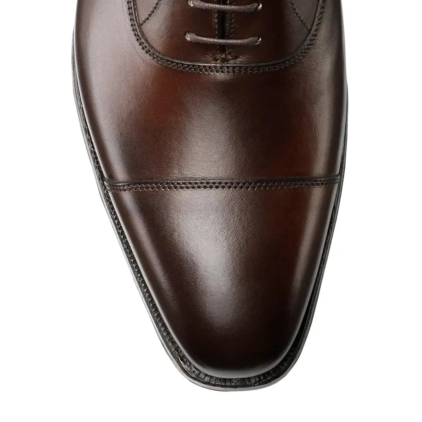 Hallam Brown Dark Calf Oxford Shoes - E Fitting