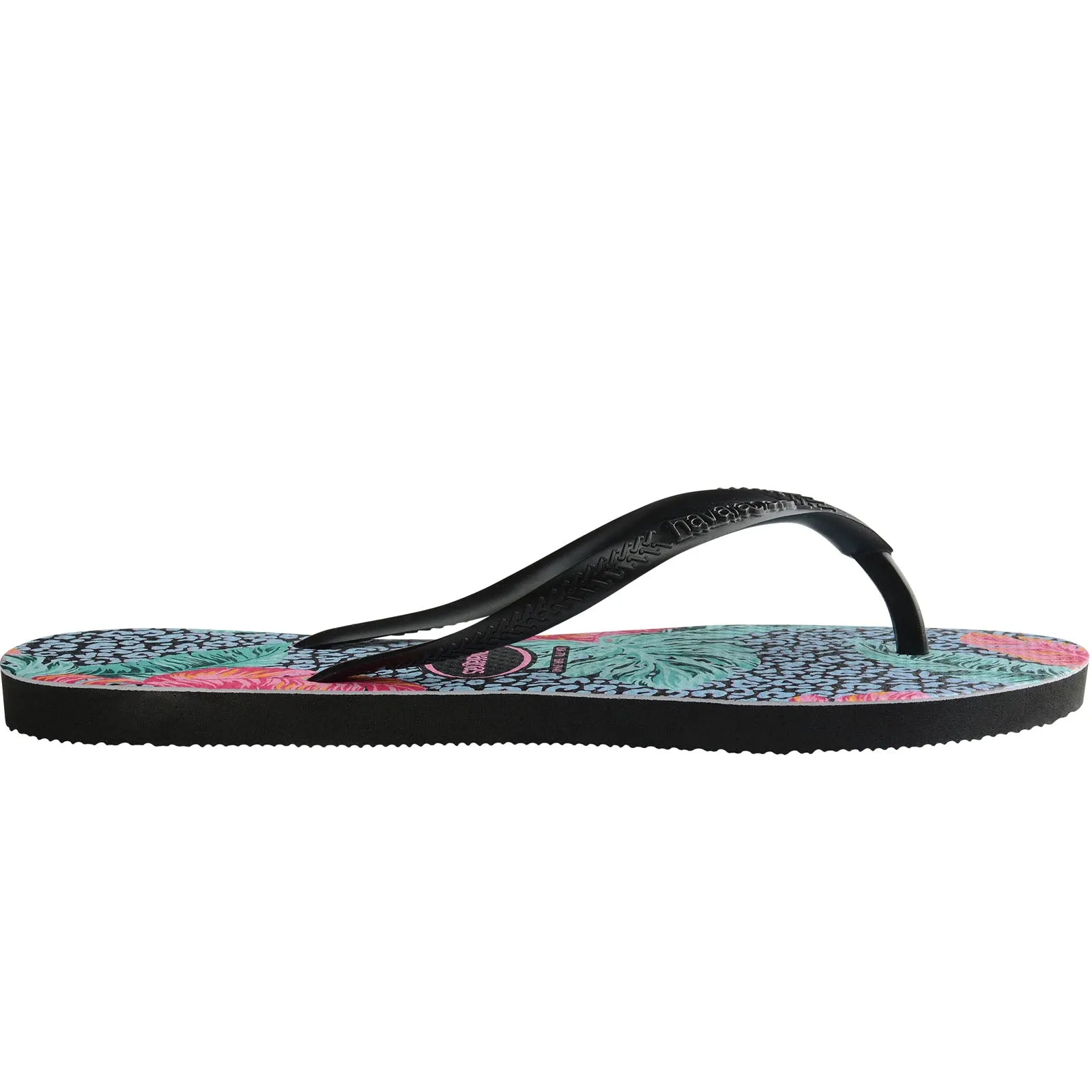 Havaianas Slim Animal Flip Flops - Floral