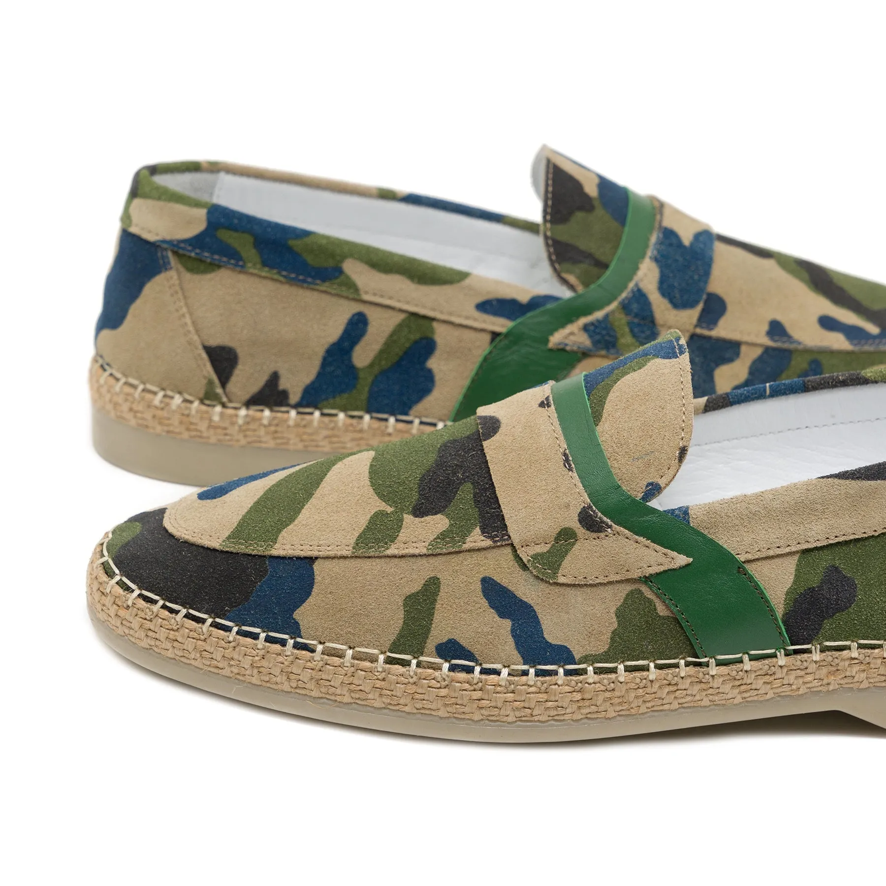 Hero Camouflage Suede Espadrille