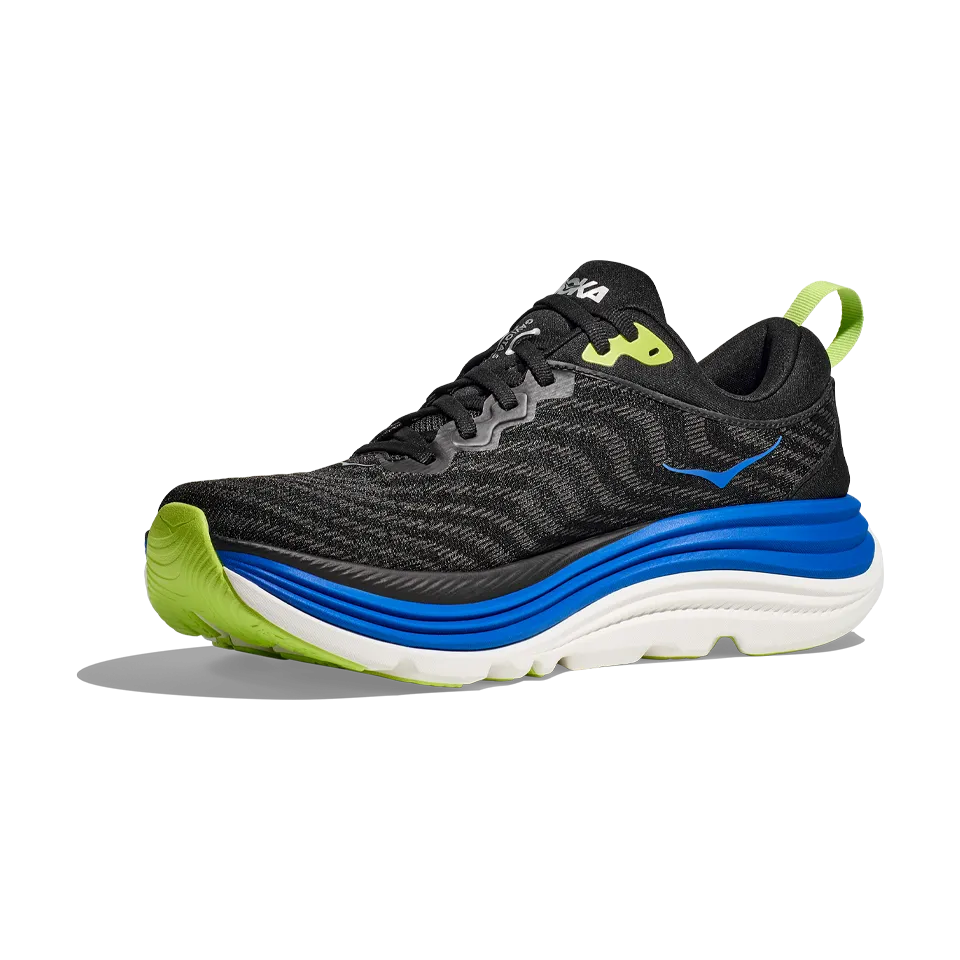 HOKA Men's Gaviota 5 Black/Electric Cobalt