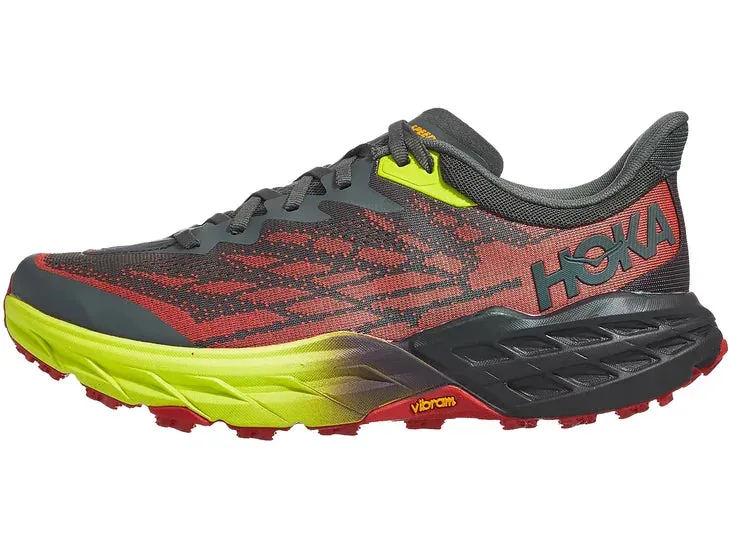 Hoka | Speedgoat 5 | Men's | Thyme/Fiesta