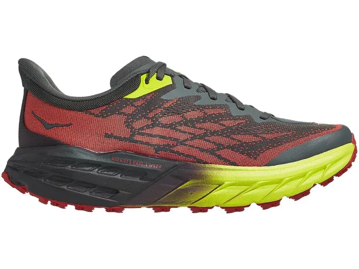 Hoka | Speedgoat 5 | Men's | Thyme/Fiesta