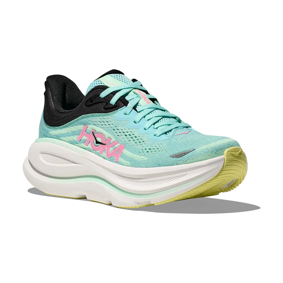 HOKA Women's Bondi 9 Blue Spark/Mint Fluorite