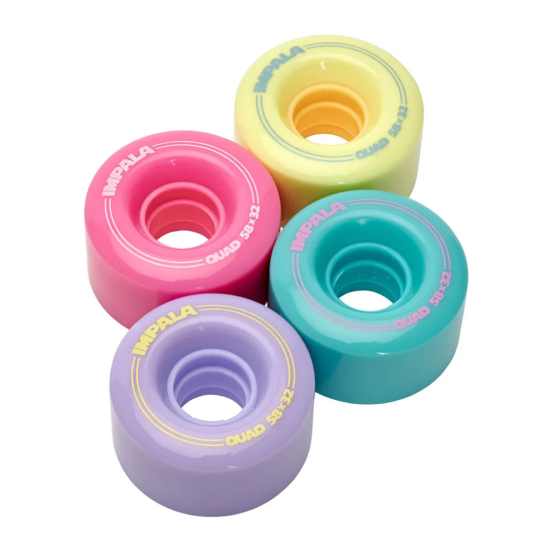 Impala 58x32mm 82a Wheels 4pk - Multi Pastel