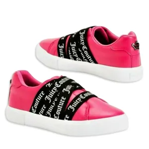 Juicy Couture Women's Logo Strap Slip On Comfort Shoes Fashion Sneakers