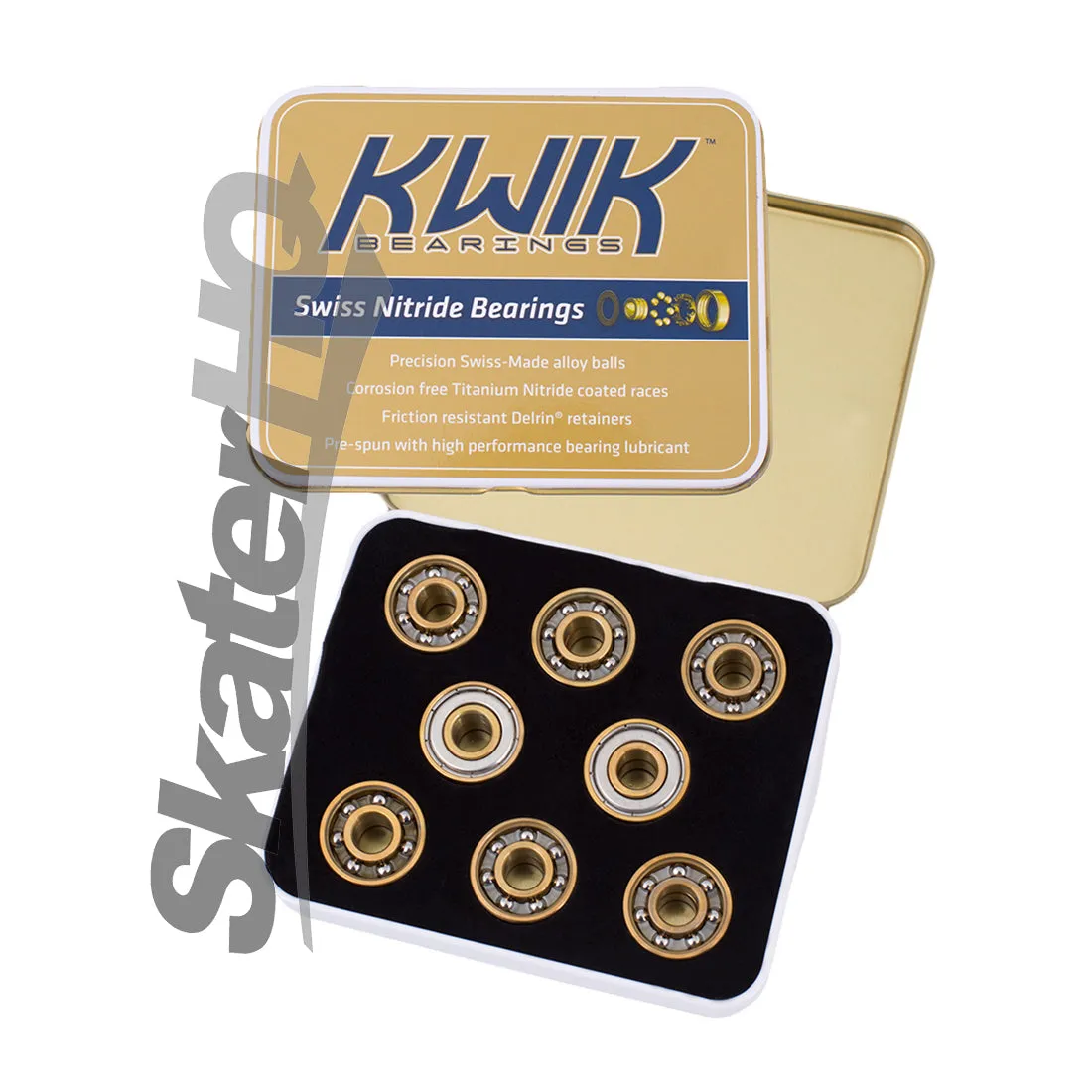 Kwik Swiss Nitride Bearings 8mm 16pk