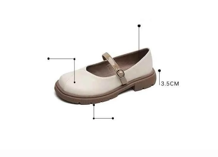 Leather Loafers: W-1622-3 Women's Trendy Casual Shoes Pumps