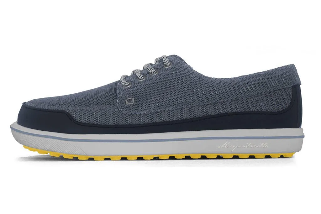 Margaritaville Men's Gimme Navy/Yellow Golf Shoe - 2nd Life