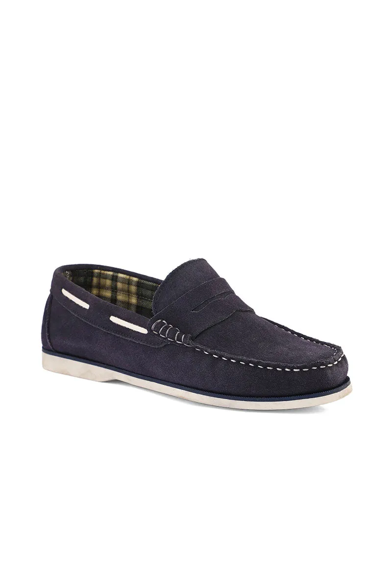 Men Casual Shoe/Moccs M22075-Navy