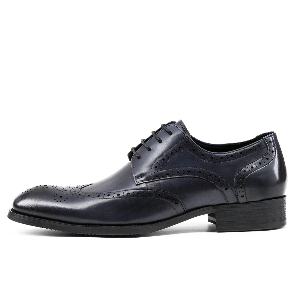 Men Classic Embossing Leather Oxford Shoes