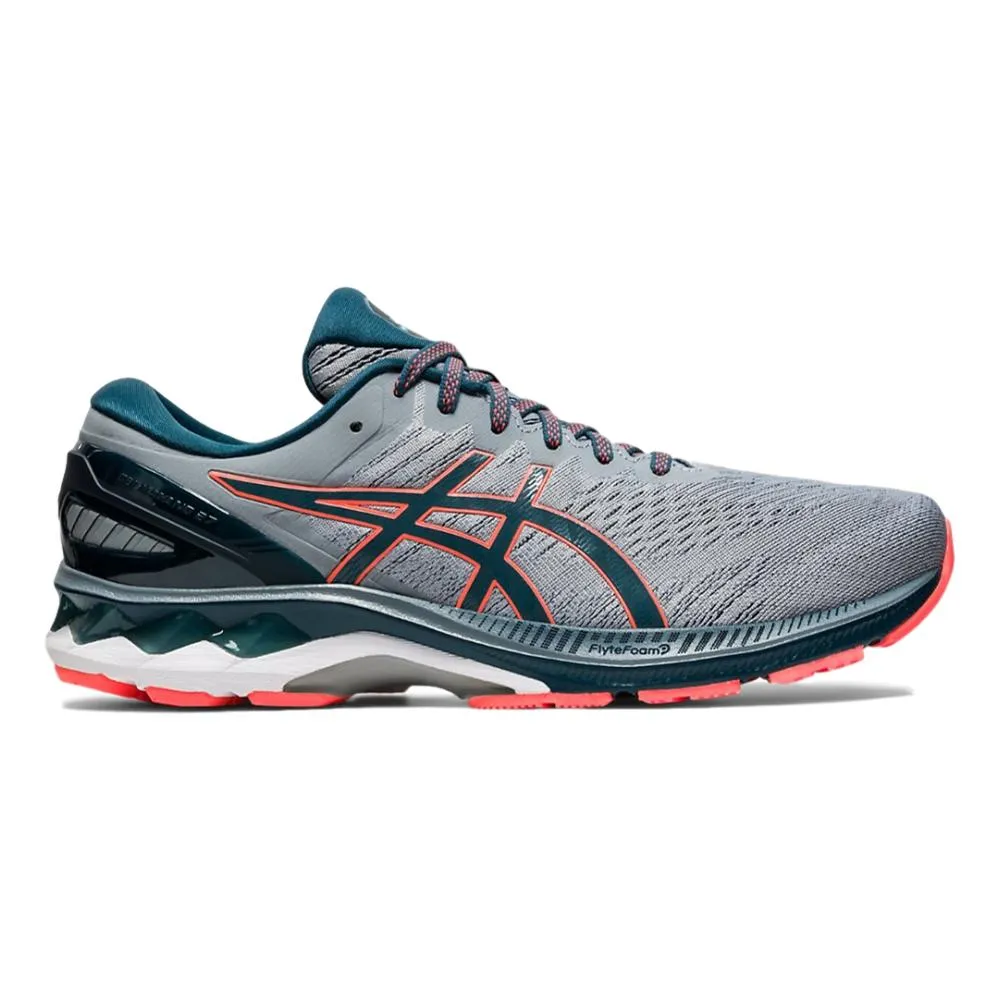 Men's Asics Gel-Kayano 27, Sheet Rock/Magnetic Blue, 9 D Medium